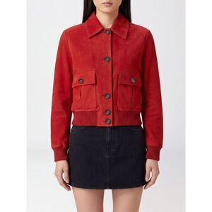 Valstar Women Valstar Shirt-Style Suede Bomber Jacket With Classic Collar